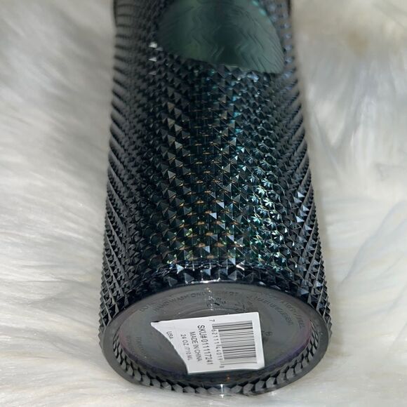 STARBUCKS STUDDED IRIDESCENT BLACK UNICORN VENTI TUMBLER RARE HTF - Picture 6 of 7